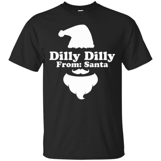 Christmas T-shirt Dilly Dilly From Santa Black
