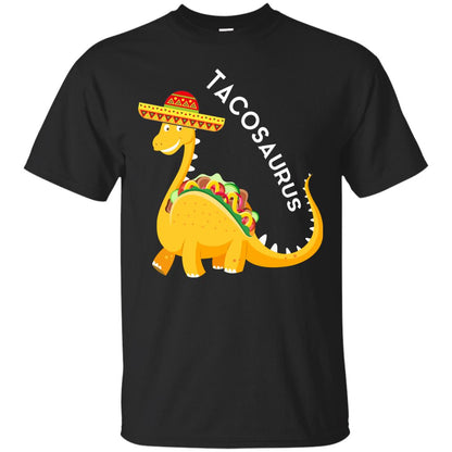 Tacosaurus Tacos Dinosaurus Cinco De Mayo Mexican T-shirt Black