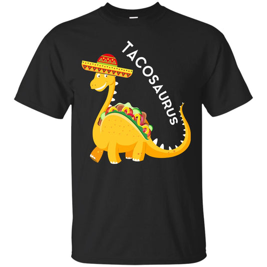 Tacosaurus Tacos Dinosaurus Cinco De Mayo Mexican T-shirt Black