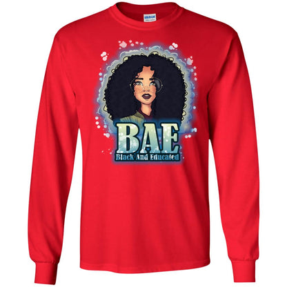 Bae Shirt Black And Educated Red