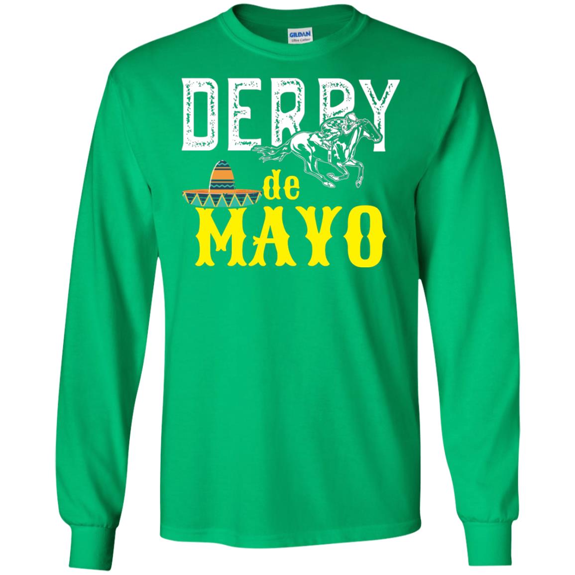 Cinco Derby De Mayo Horse Race Shirt Irish Green