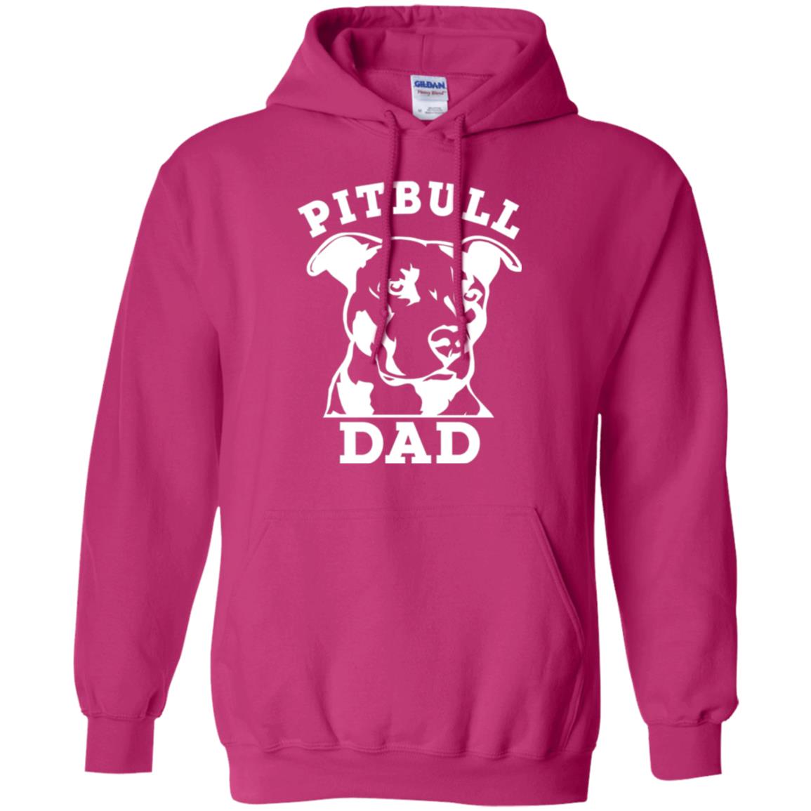Pit Bull Dad T-shirt Pitbull Lovers Heliconia