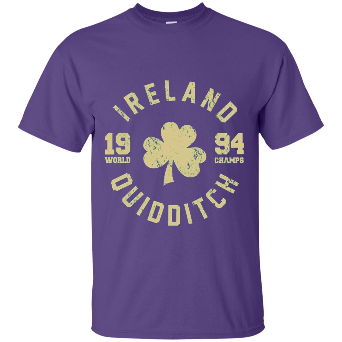 St. Patrick's Day Irish T-shirt Ireland Quidditch Purple