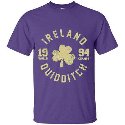 St. Patrick's Day Irish T-shirt Ireland Quidditch Purple