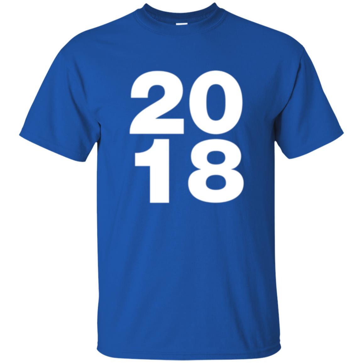 Happy New Year T-shirt 2018 New Year Party T-shirt Royal
