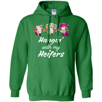 Hangin' With My Heifers Shirt Irish Green