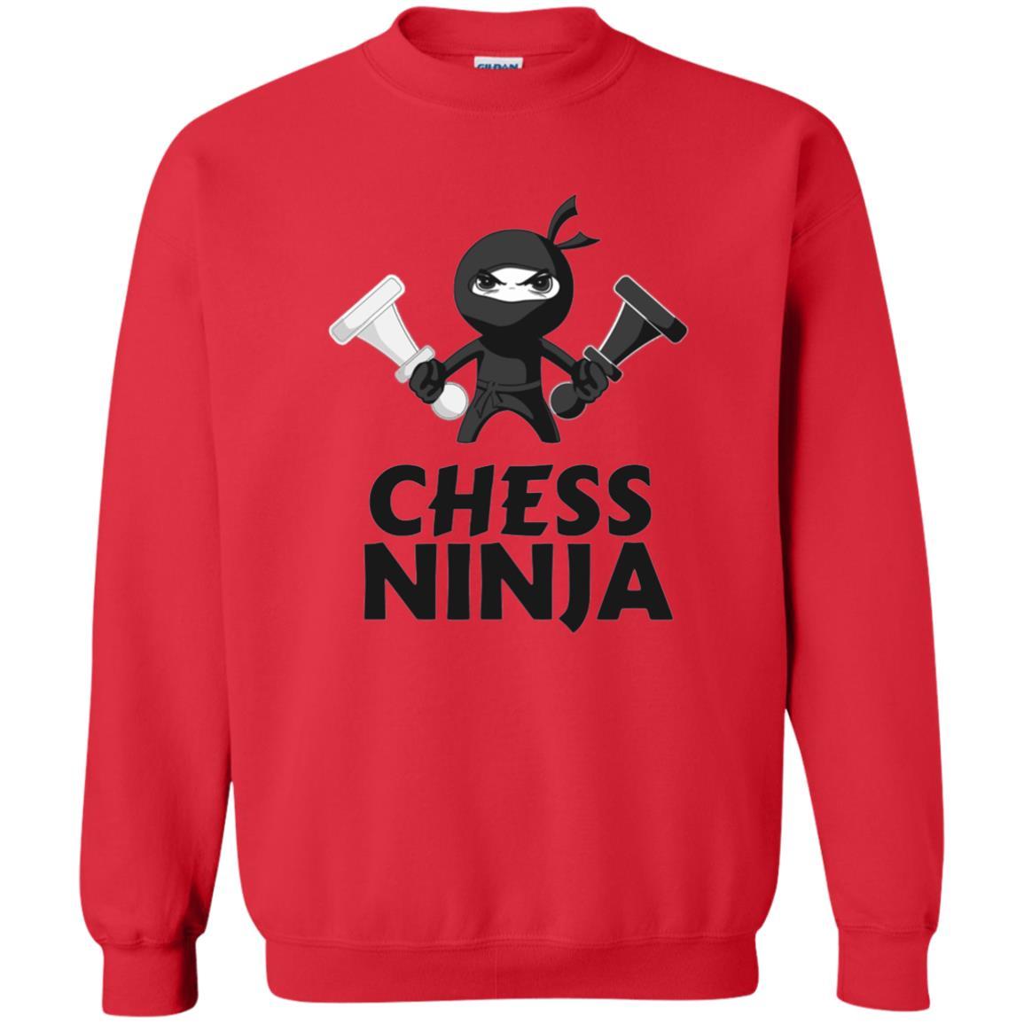 Funny Chess Ninja T-shirt Red