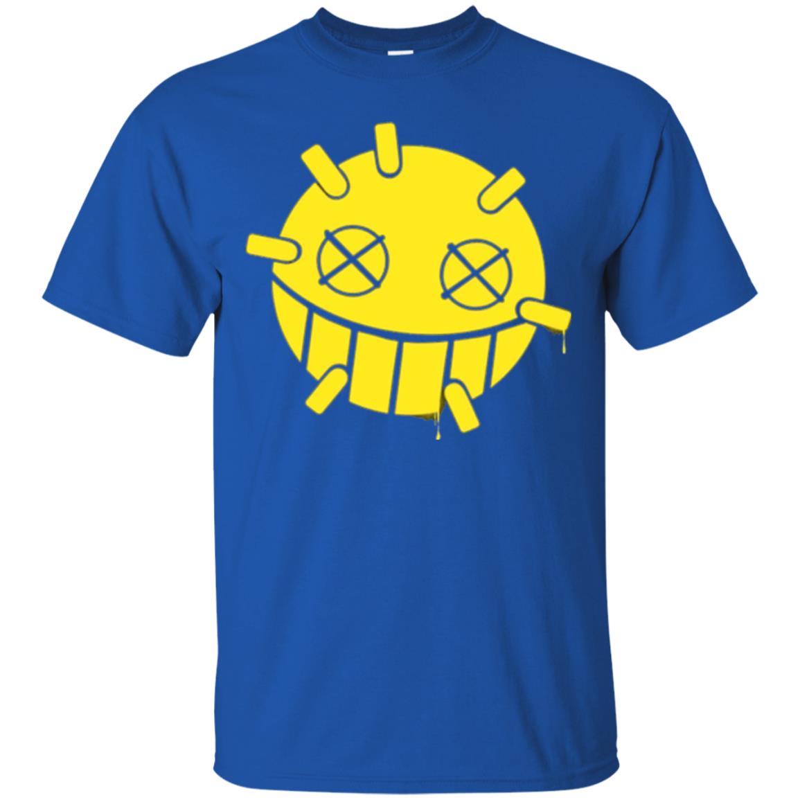 Overwatch Junkrat Smiley Spray T-shirt Royal