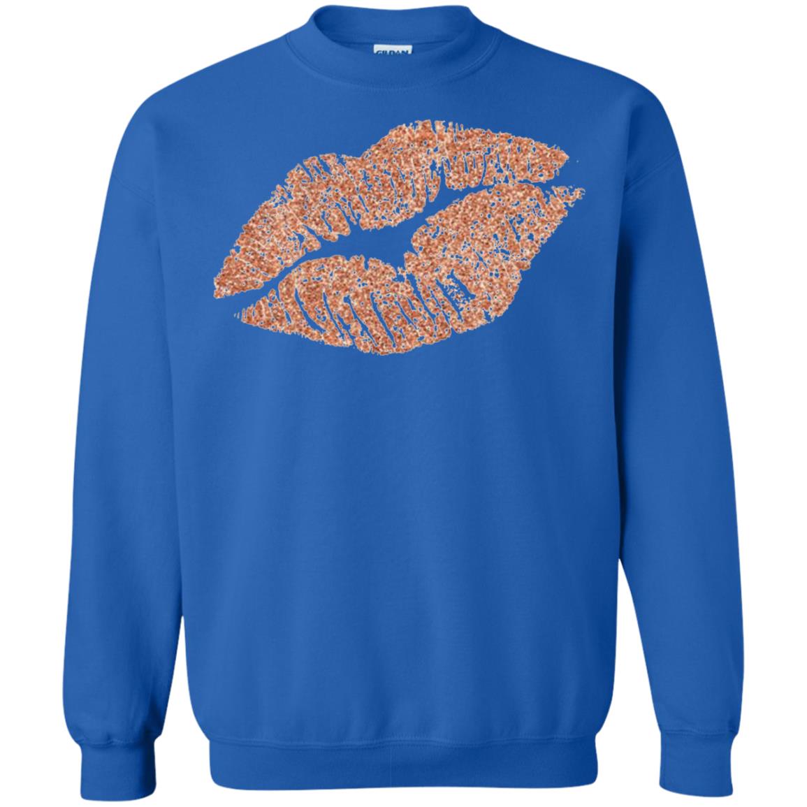 Rose Gold Lipstick Kiss Shirt Royal