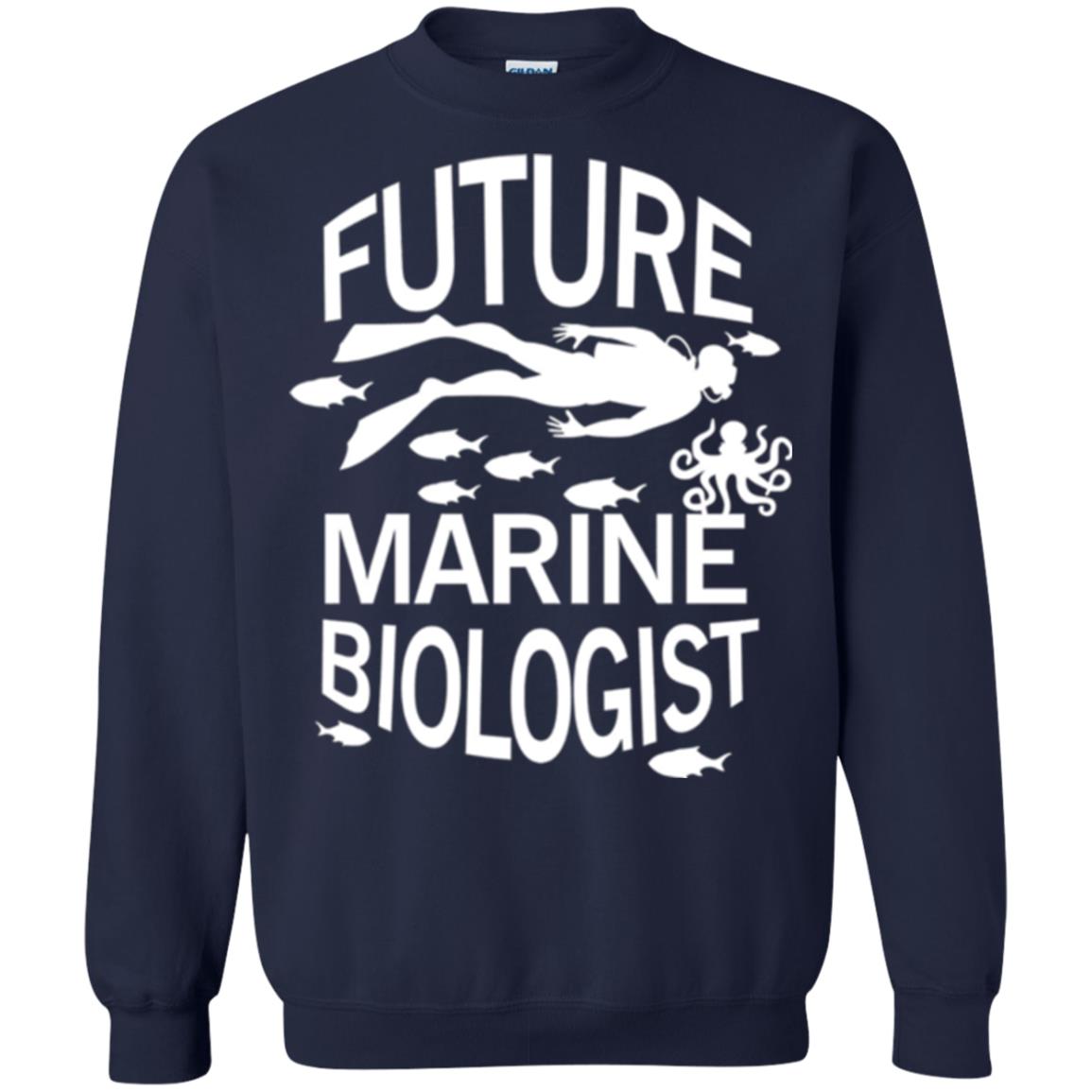 Cute Marine Biologist T-shirt Navy