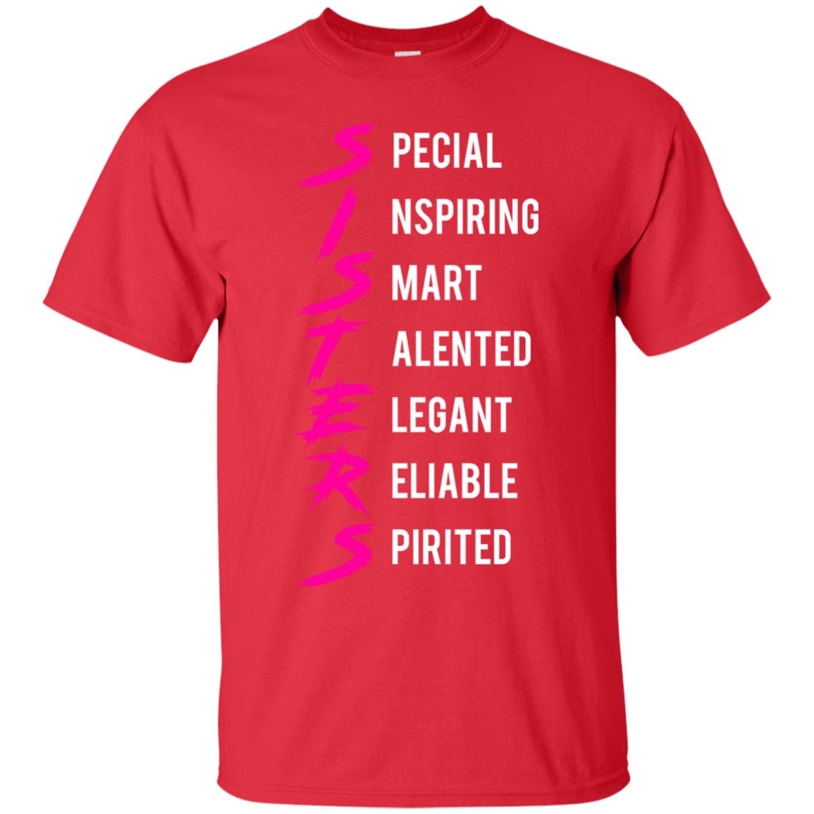 Special Inspiring Smart Talented Elegant Reliable Family Shirt Red