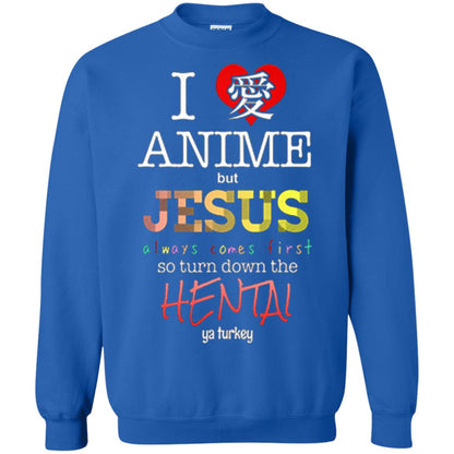 I Love Anime But Jesus Always Comes First Shirt