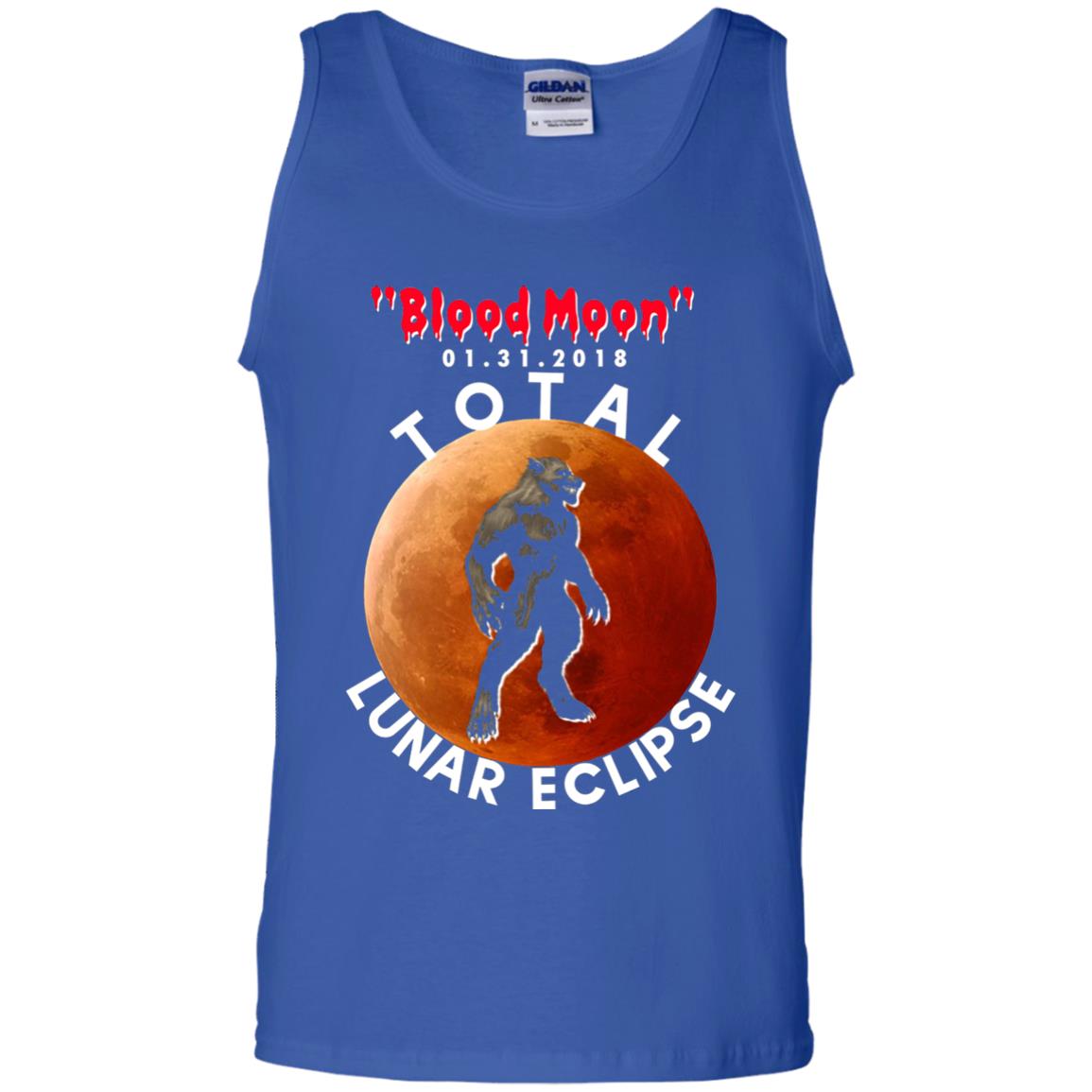 Best Total Lunar Eclipse Shirt 2018 - Blood Moon Werewolf T-shirt Royal