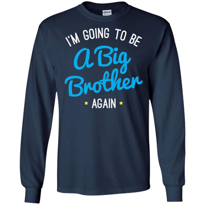 Big Brother Again T-shirt Happy New Baby Navy