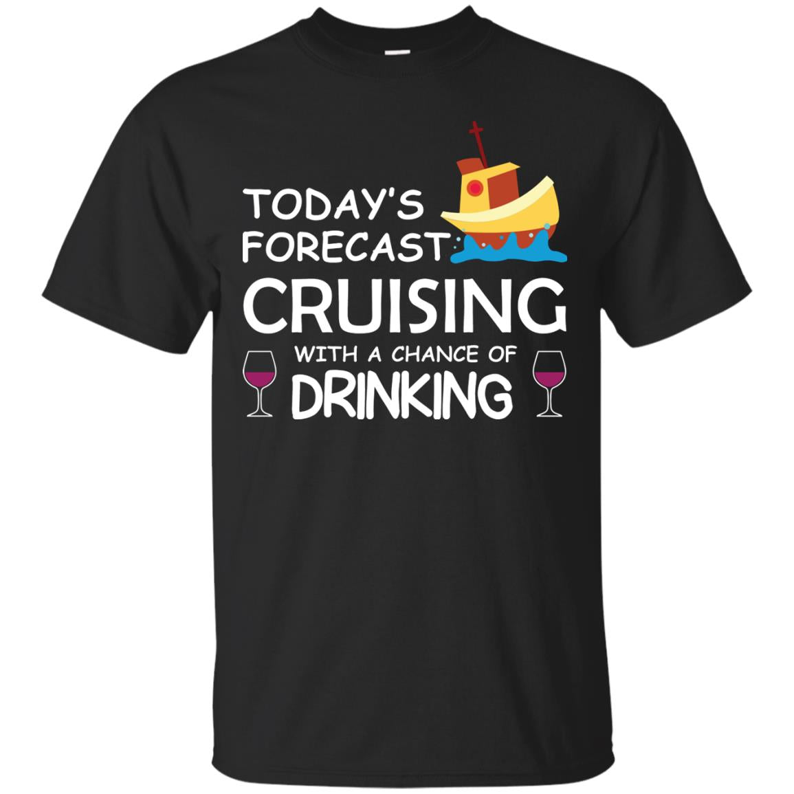Today_s Forecast Cruising With A Chance Of Drinking Shirt Black