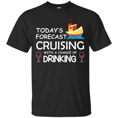 Today_s Forecast Cruising With A Chance Of Drinking Shirt Black