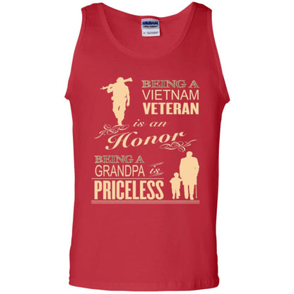 Veteran T-shirt Being A Vietnam Veteran Is An Honor Red