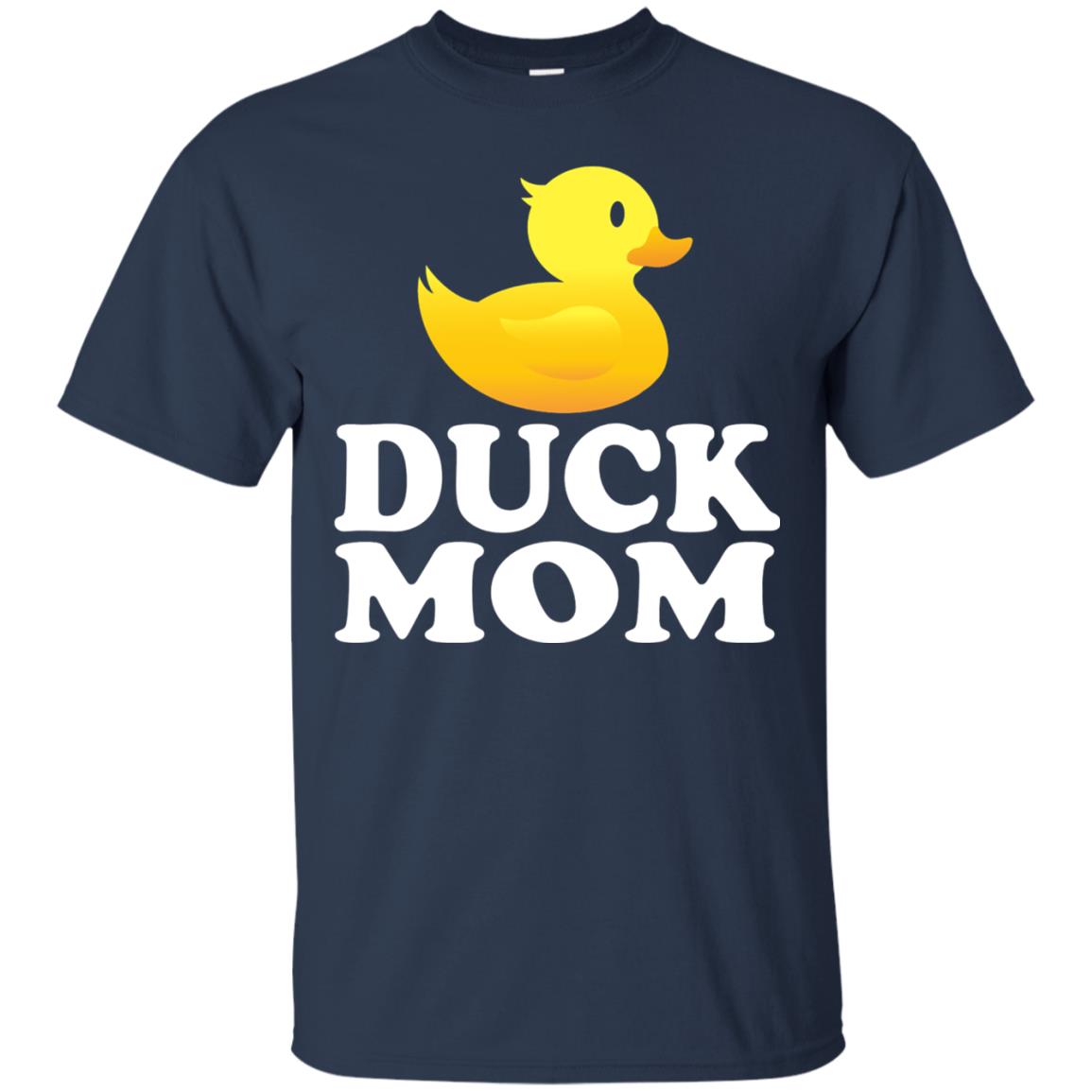 Duck Mom Funny Bird Lover T-shirt Navy