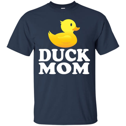 Duck Mom Funny Bird Lover T-shirt Navy