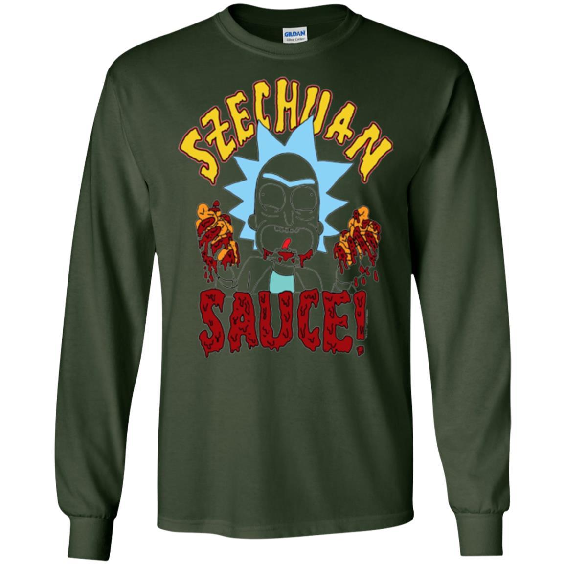 Film T-shirt Szechuan Sauce T-shirt Forest Green