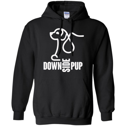 Dog Lover T-shirt Down Side Pup T-shirt Black