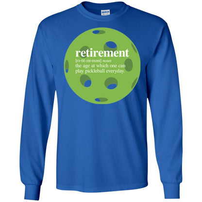 Pickleball T-shirt Retirement Definition T-shirt