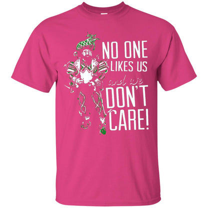 No One Likes Us We Don_t Care Philly Football Lover T-shirt Heliconia