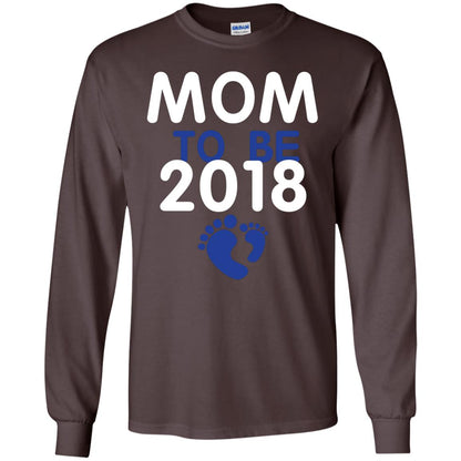 Pregnancy T-shirt Mom To Be 2018 Dark Chocolate