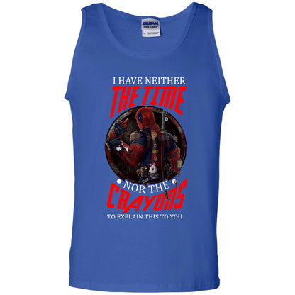 I Have Neither The Time Nor The Crayons To Explain This To You Movie Fan T-shirt Royal