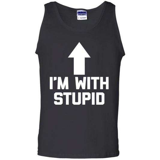 Im With Stupid T-shirt Black