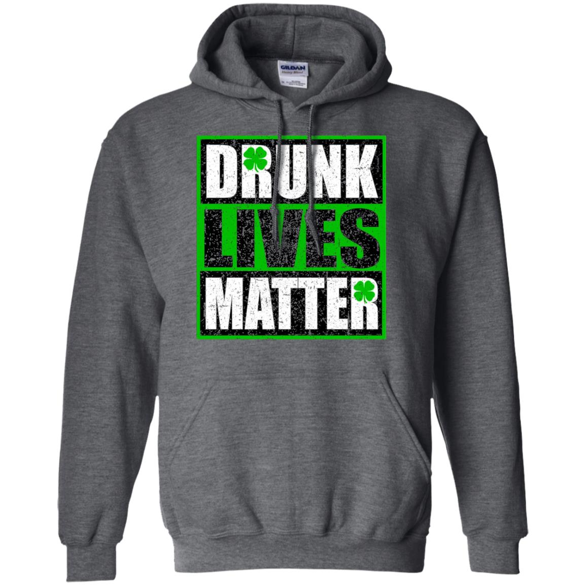 Vintage Drunk Lives Matter Saint Patrick_s Day T-shirt Dark Heather