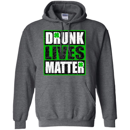Vintage Drunk Lives Matter Saint Patrick_s Day T-shirt Dark Heather