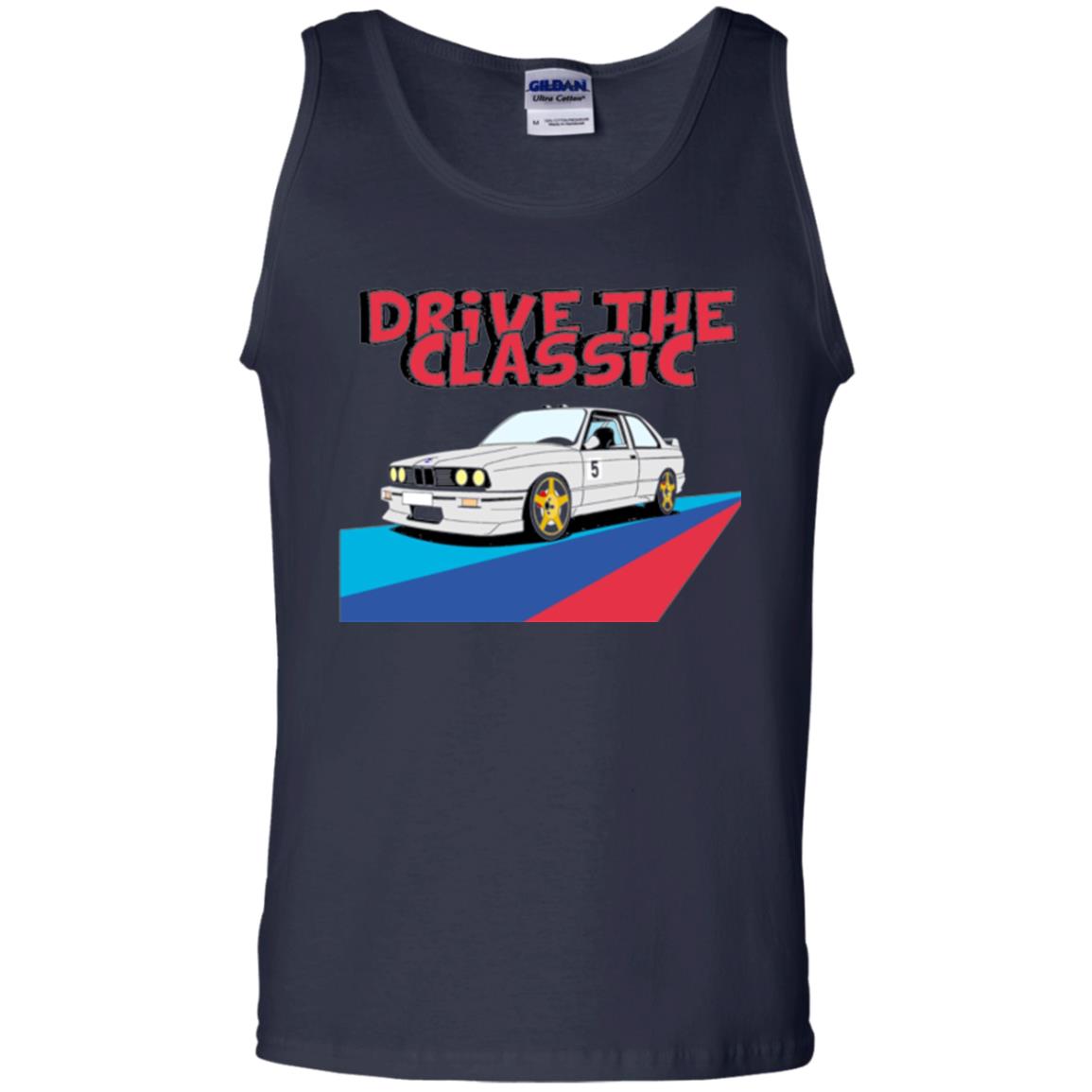 Classic Drive Vintage Collectors Bmw Lovers T-shirt Navy