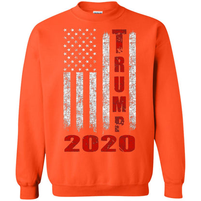 American Flag Vintage Design Trump 2020 T-shirt Orange
