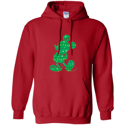 Disney Mickey Mouse Christmas Lights T-shirt Red