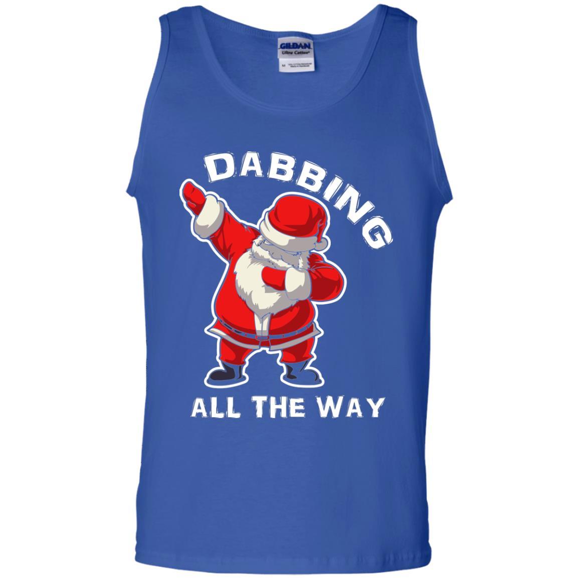 Chirstmas T-shirt Dabbing All The Way Royal