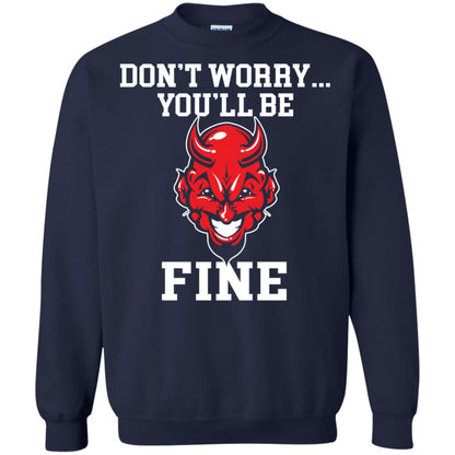 Don_t Worry You_ll Be Fine Shirt Navy