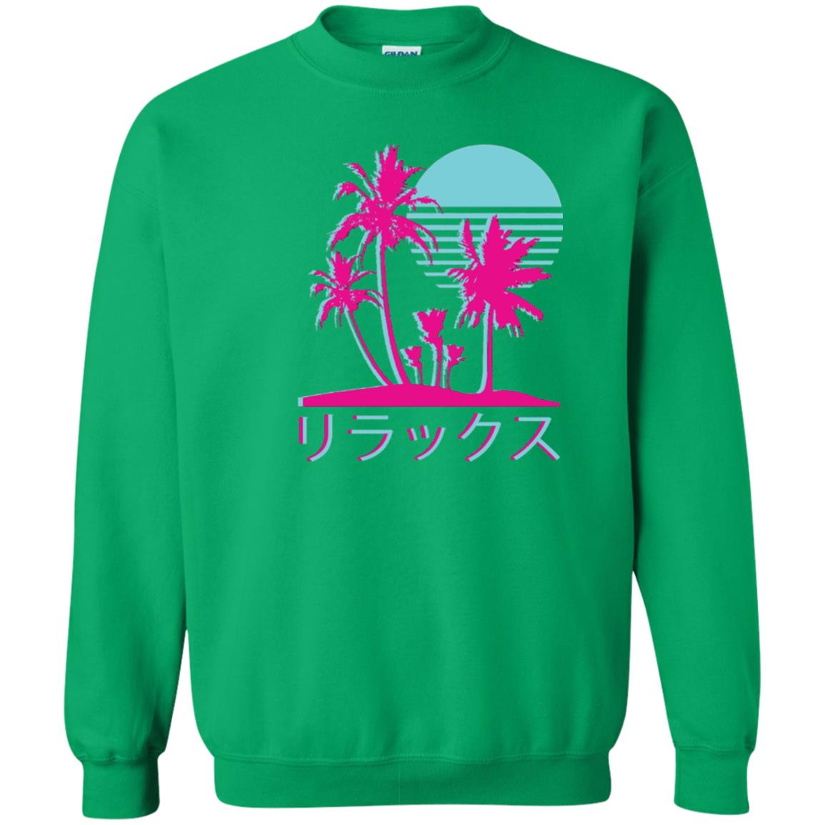 Aesthetic Vaporwave Otaku Summer Shirt Irish Green