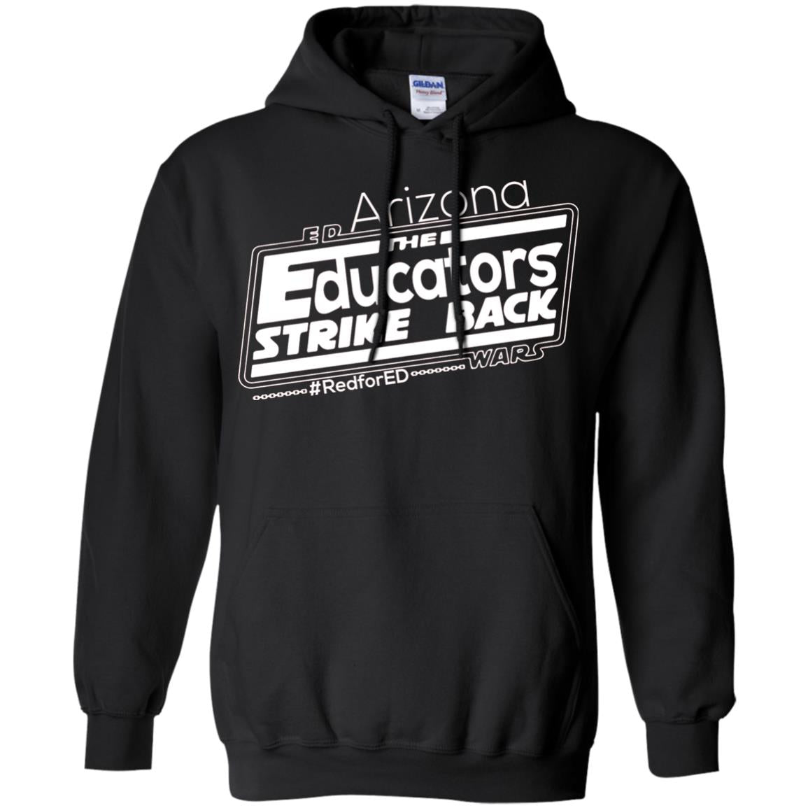 Arizona Teacher Tshirt Red For Ed Arizona The Educators Strike Back Black