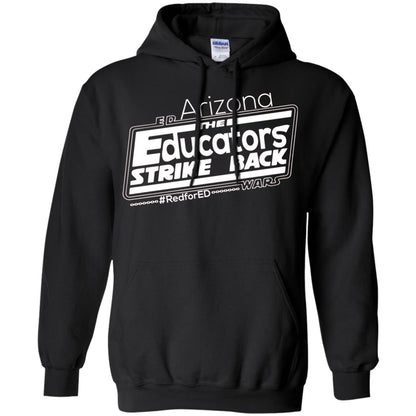 Arizona Teacher Tshirt Red For Ed Arizona The Educators Strike Back Black