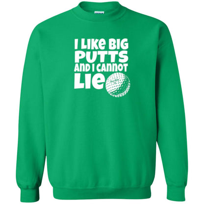Golf Lover T-shirt I Like Big Putts And I Cannot Lie Irish Green