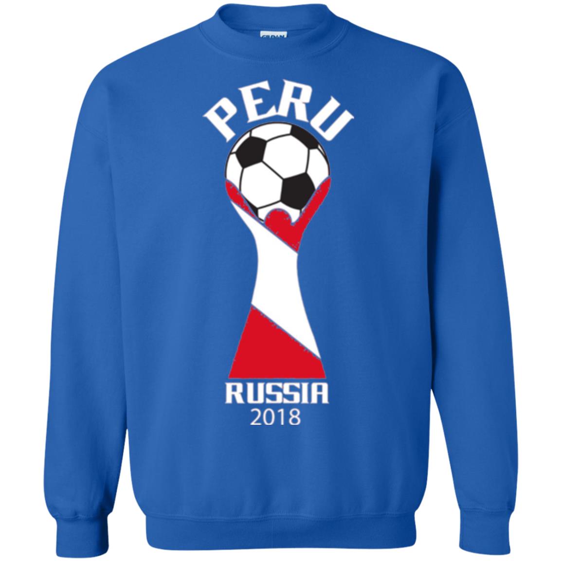 Football Lovers T-shirt Peru Russia 2108 Royal