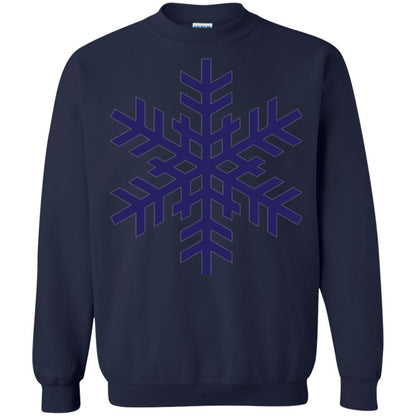 Christmas T-shirt Navy Blue Snowflake T-shirt Navy