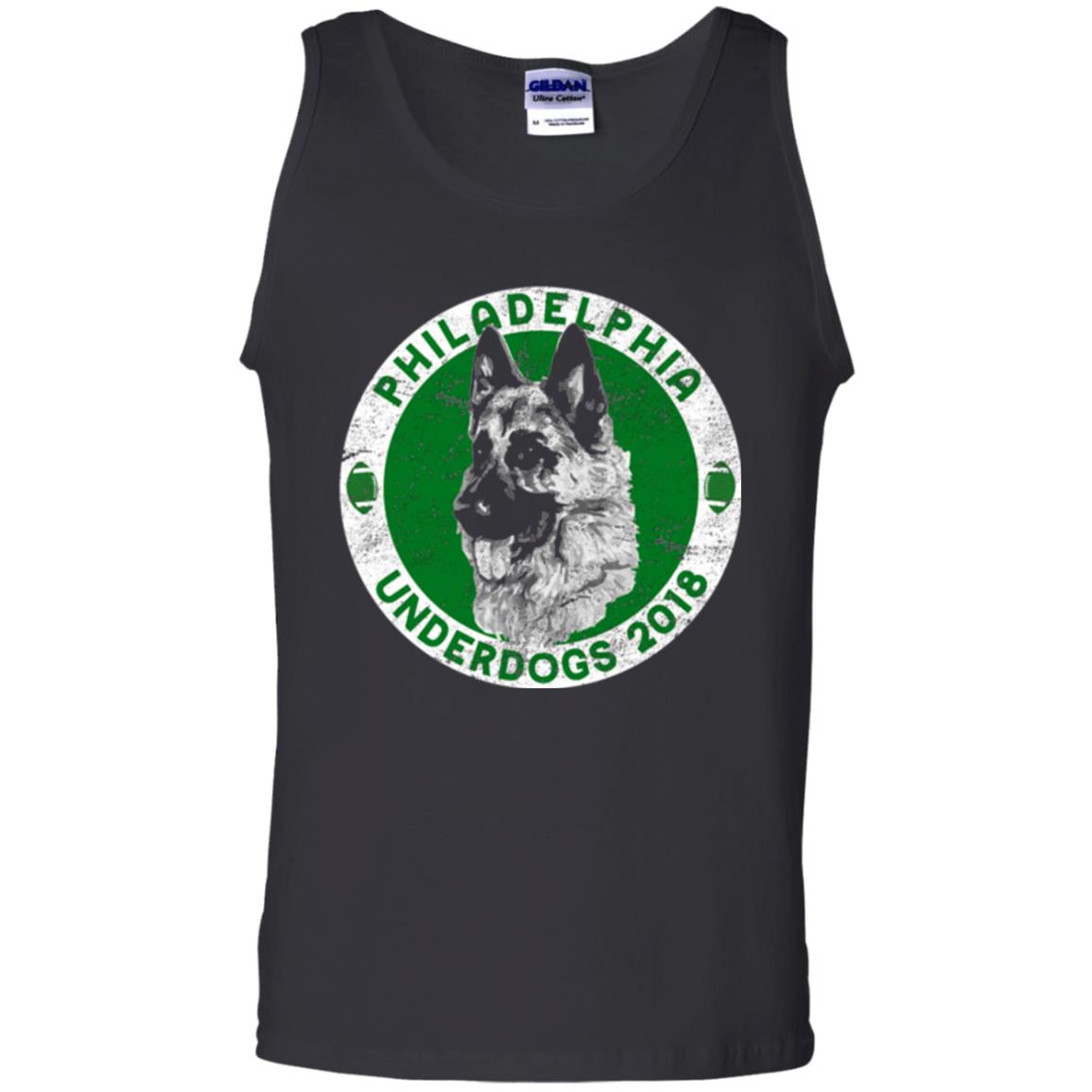 Dog Lover T-shirt Philadelphia Underdogs 2018 Distressed Black