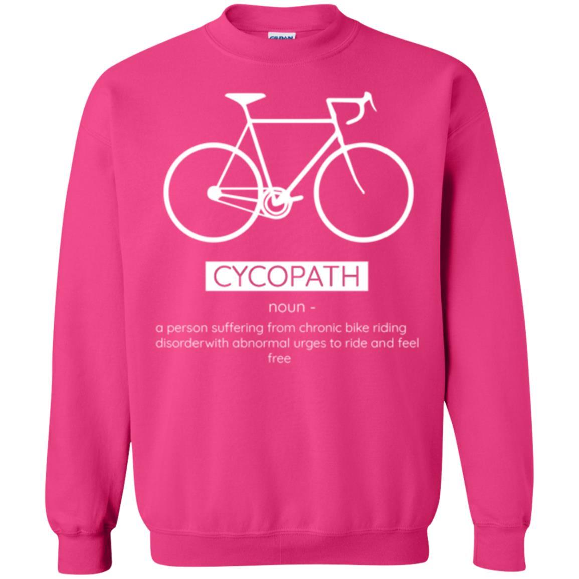 Biker T-shirt Cycopath Definition T-shirt Heliconia