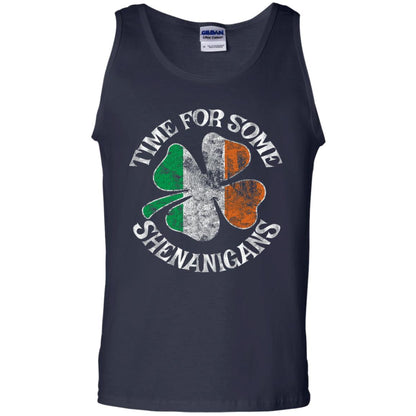 Time For Some Shenanigans St. Patrick_s Day T-shirt Navy