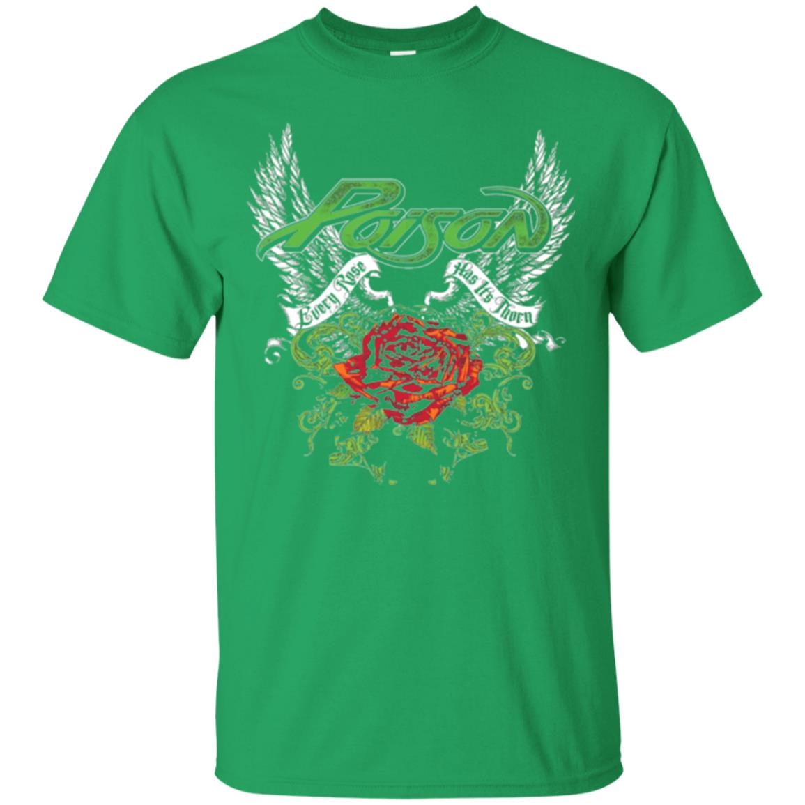 Poison Thorns Wings T-shirt Irish Green