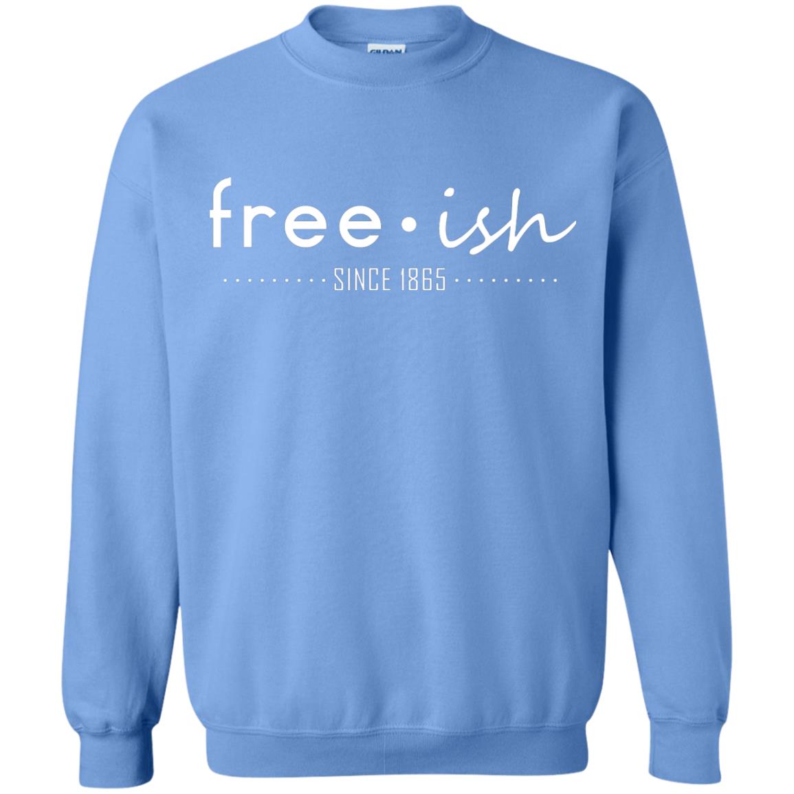 Free Ish Since 1865 Black Pride T-shirt Carolina Blue