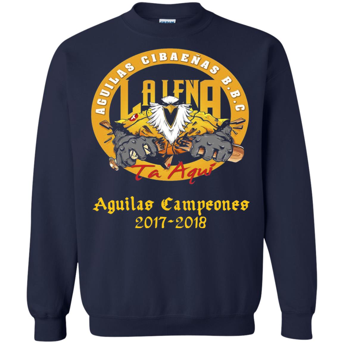 Baseball Lover T-shirt Aguilas Cibaenas Campeones 2017-2018 Navy