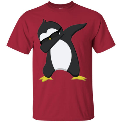 Christmas T-shirt Dabbing Penguin T-shirt Cardinal